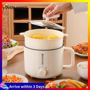 1.8 L Electric Cooking Pot Non-Stick Inner Multi-Functional Integrated Electric Wok for Ramen Noodles Pasta Egg Soup