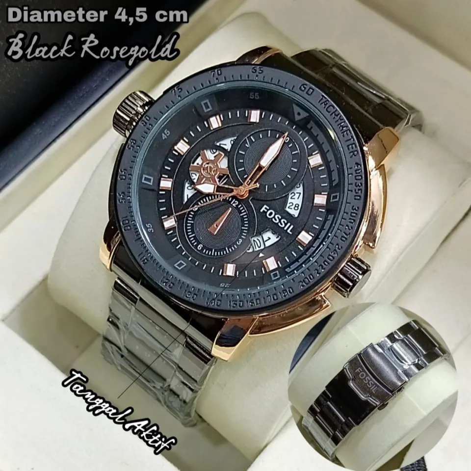 Jam Tangan Pria Fossil Original Water Resistant Jam Tangan Pria Rantai Stainless Steel Tanggal Aktif Model Terbaru Lazada Indonesia