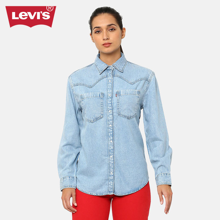 Levi s Women s Teodora Western Shirt A7244 0005 Lazada PH