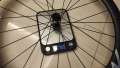 Used MVMT Carbon Disc Wheelset R45 Tubeless Ready Center Lock 12 Speed Freehub XDR (Sram Type) Come With Cassette and disc rotor. 