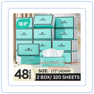 【COZYCASA】【24 Packs/box】Botare Luxury Air-Cushion Drawing Tissue | 4-Ply Ultra Soft