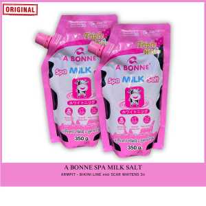 Abonne Spa Milk Salt Buy1 Take1 Scrub for Gentle Exfoliation and Radiant Skin 350g with cap