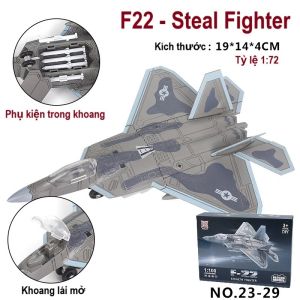 Mô Hình Lắp Ráp Máy Bay F-14 TOMCAT ĐEN