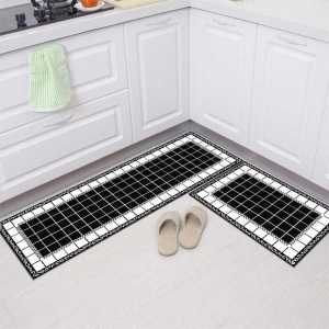 Keset Dapur Kamar Tidur Motif Panjang Karpet Matras Anti Slip Impor Murah Kitchen Rug Quick Dry