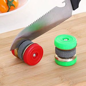 Knife Sharpener Round Grinding Wheels Sharpening Stone Household Grindstone Whetstone for Kitchen