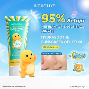 AZARINE Hydrasoothe Sunscreen Gel SPF45 PA++++  50ML Azarine Sunscreen Sun Protection BY AILIN