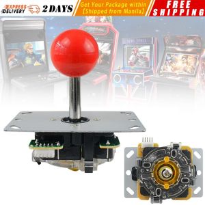 Kit Arcade 2 Player Zero Delay Mando Arcade Usb Encoder To Pc Rasberry Pi 33mm Led Push Button Joystick Usb Arcade Cabinet Arcade-Game-Joystick