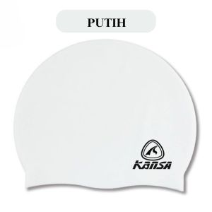 KANSA TOPI RENANG POLOS KS102 SWIMMING CAP ANAK DEWASA SILICONE
