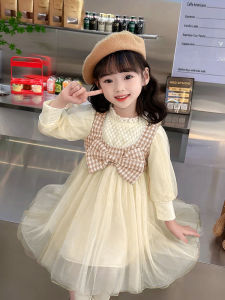 1 - 4 Tahun | Dress Hwa Syin Korea Style / Dress Anak Perempuan Overall Pita Dress Casual Cewek Kiosbalitafawa