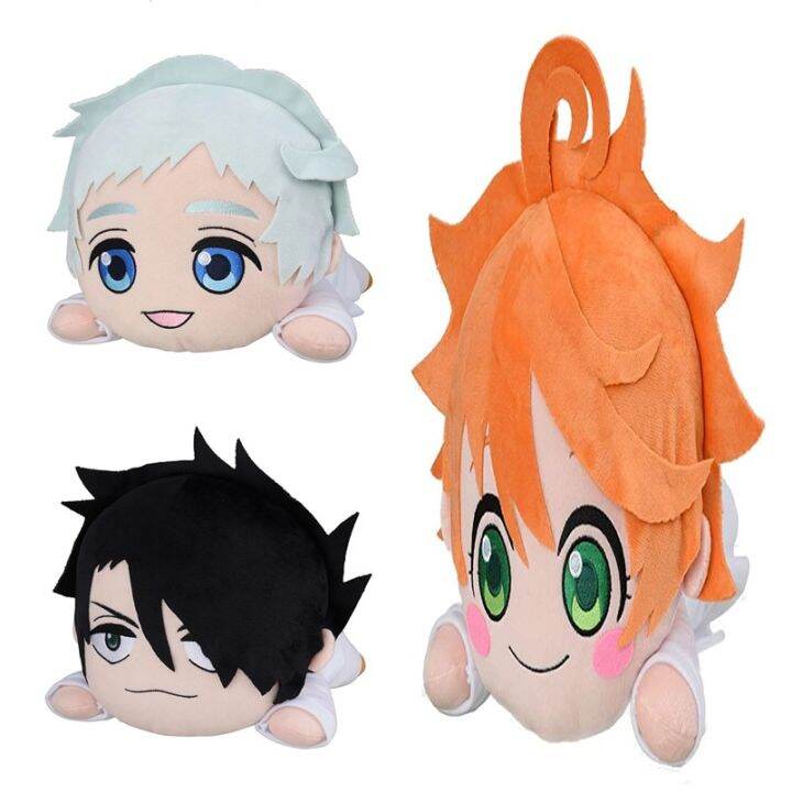 The Promised Neverland Mega Jumbo Nesoberi Emma And Anime And Norman Stuffed Doll Soft Plush Toy