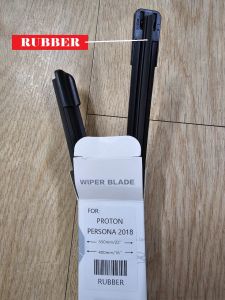 Proton Persona Front Wiper Blade Silicone Rubber Windshield Cleaner Wiper Depan Kereta Accessories Persona VVT 2016 - 2025
