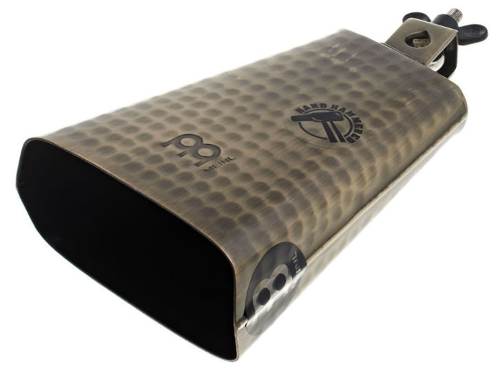 Meinl Percussion Handheld Cowbell - 6 1/4" Brushed Steel, Low Pitch, With Holder (STB625HA-CB)
