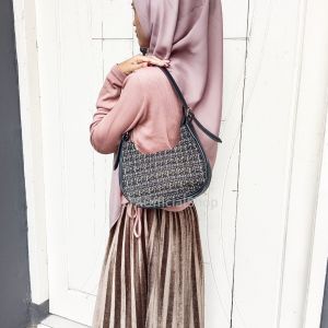 Tas Shoulderbag Wanita AksaraCeli / Tas Bahu Cewek Kekinian / Tas Selempang Wanita