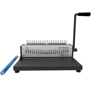 RAYSON SD-1501A21 A4 Comb Binding Machine 21 Holes Book Comb Binder Machine Punch 15 Sheets for Paper Punching or Binding