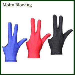 Moito Three-finger Gloves Pool Gloves Left Hand Average Size Billiard Supplies Smooth Biliardo Guanti Snooker Billiard Glove