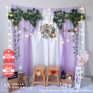 Dekorasi Backdrop Lamaran Nikahan Aqiqah Background Syukuran Aqiqah Khitan Khitbah Day Bekdrop Paket Mulia P