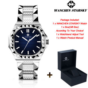 WANCHEN STARSKY Trend Men Women Fashion Original Quartz Watch Luxury Brand Couple Watches Set Waterproof