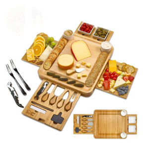 Thớt Phô Mai Bán Chạy – Thớt Tre Có Ngăn Kéo Đa Năng