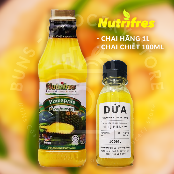Nước Cốt Dứa Nguyên Chất / Nước Cốt Hoa Quả / Trái Cây cô đặc nguyên ...