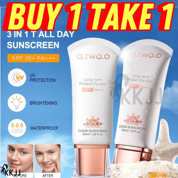 QTYFUL [BUY 1 TAKE 1] 30ml O.TWO.O Sunscreen SPF30 PA+ Refreshing Oil ...