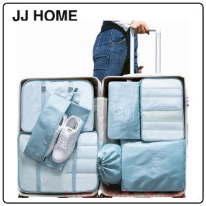 【JJ HOME】7-Piece Travel Packing Cubes Set | Luggage Organizer Pouches