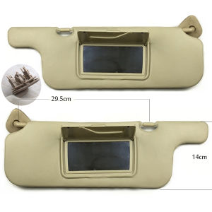 Interior sun visor for Toyota Corolla altis 2001 2002 2003 2004 2005 2006 2007 G9 right side make-up mirror sunvisor Car accessories