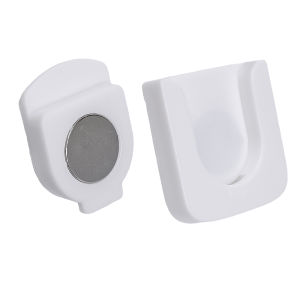 2pcs/set Air-Conditioning Remote Controller Magnetic Buckle Hook Strong Paste Wall-Mounted Punch-Free Remote Controller Storage Artifact