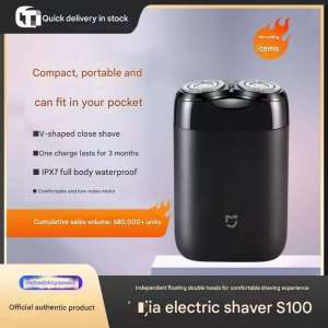 2105 Mens Electric Shaver Portable Rechargeable Beard Trimmer Wet and Dry Use