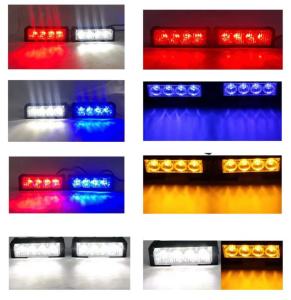 CPO 4LED 12-24V BLINKER LIGHT (RED WHITE RED BLUE BLUE YELLOW WHITE YELLOW WHITE BLUE) HIGH QUALITY