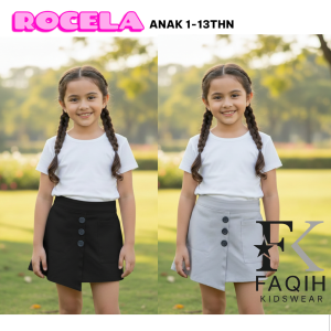 Rok celana anak Rocela Rok Celana Mini Rocela Korean Style Anak Perempuan 1-13 Tahun