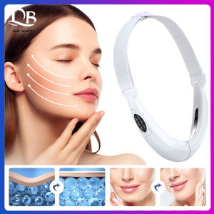 Dearbeauty Face Lifter V-Line Up Face Lifting Belt 5 Modes LED Photon Therapy Face Slimming Massager Micro Current V Face Massager Device LED Display Facial Beauty Instrument
