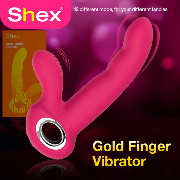 Shex Gold Finger New Arrival Portable Silent Vibrator Rechargeable Wireless Sex  Toys User-Friendly Vibrator Waterproof Vibrator 12 Mode Frequency Vibrator  - Lazada | Lazada