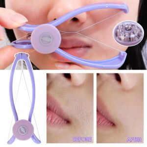 Manual Facial Hair Remover Portable Painless Spring Threading Epilator Hair Removal Tool