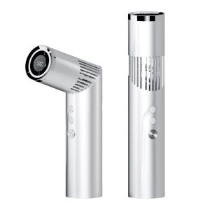 VIVIDI LED Display Summer Portable Handheld Fan USB Charging 199-Speed Settings Foldable Mini Fan with Flashlight Function Pocket Fan For OutdoorOffice