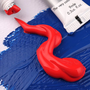 12 Color Oil Paints Set 9ml Tubes Art Supplies Students Beginners Waterproof Paints for Canvas Graffiti Fine Art Craft Projects