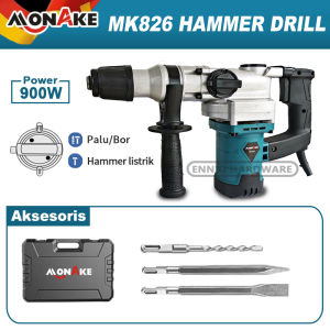 MONAKE Rotary Hammer Drill Mesin Bor Beton Listrik Electric Hammer MK810