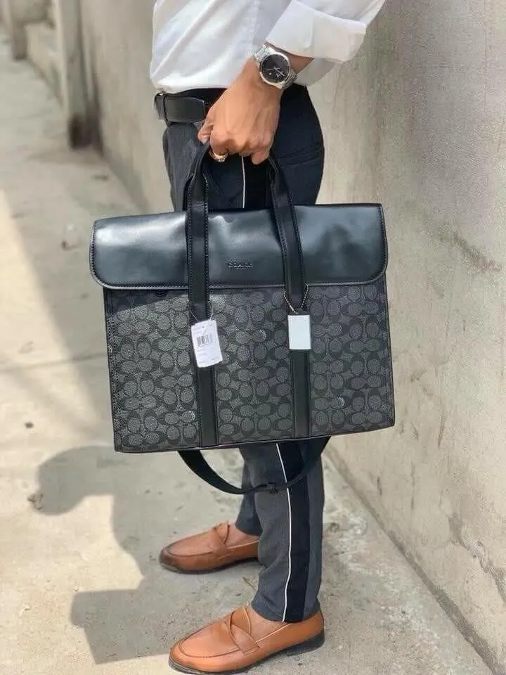 Coach business sales bag