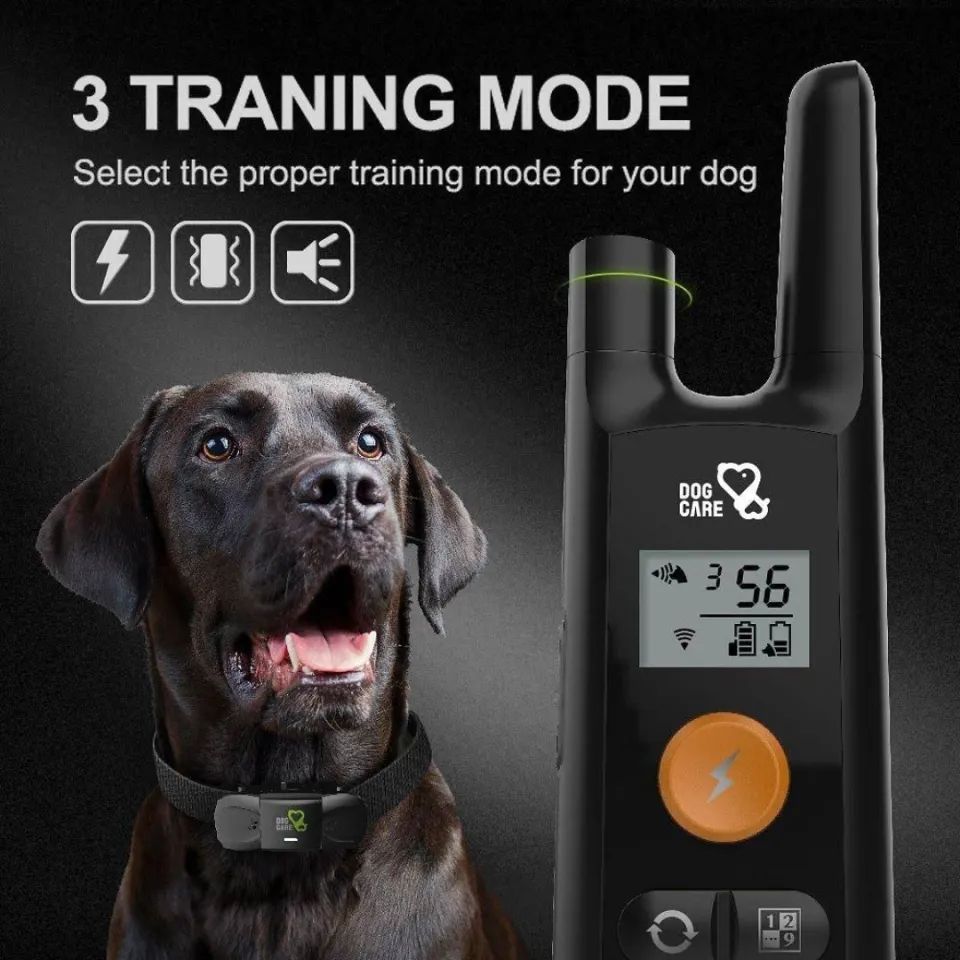 DogCare Electronic Dog Training Collar TC01 Anti Bark Dog Collar Dog Training Electric Collar Heavy Duty