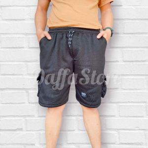 Bawahan Pria Dewasa Remaja Broadshort Cargo Pendek - Celana Laki-Laki Bahan Fleece Premium