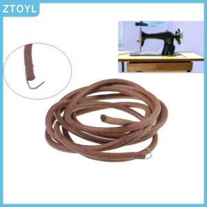 ZTOYL 72 183cm Leather Belt Antique Treadle Parts + Hook For Singer Sewing Machine