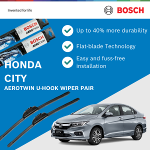 Bosch Aerotwin U-Hook Wiper Pair Set for Honda City