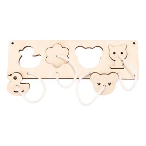 FORESTRY Montessori Busy Board DIY Puzzle Toy Hand Grasping Ability Training Busy Board Accessories Educational Toy Sensory Board Egg Light Timer Switchs Educational Toys