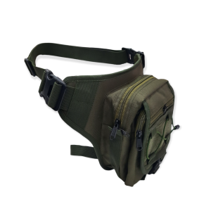 Tas SelempangPahaPinggang Loreng GurunHitamHijauKrem Cordura