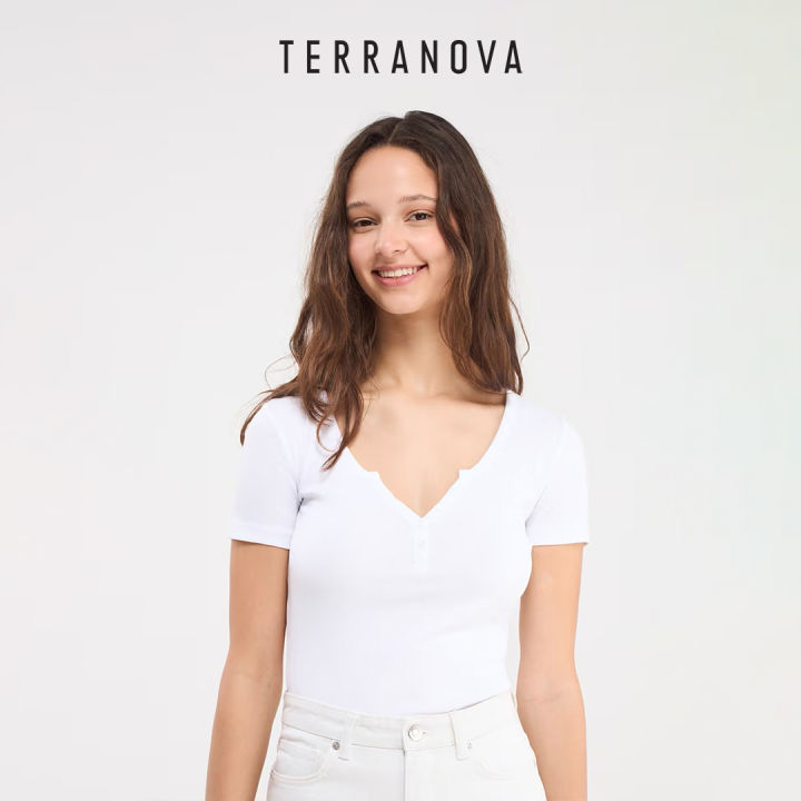 Terranova Canotte Tinta Unita Terranova Womens Wide Shoulder Tank