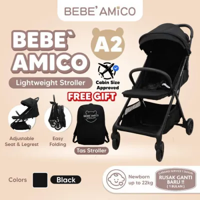 Bebe Amico A2 Lightweight Cabin Size Stroller / Stroller Bayi
