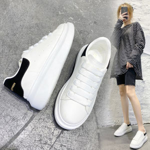 Sub star Womens white sneakers thick-soled spring and autumn new style height-increasing sports shoes trendy influencer-style casual sneakers mens shoes