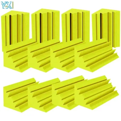YUNXI 12/24Pcs 12x12x24cm Bass Traps Studio Acoustic Foam Panels Soundproof Wall Corner Panel Sound Insulation Absorption