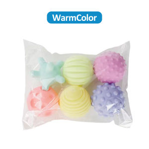 DreamBaby 6PCS Bola Sensorik Bayi/ Mainan Baby Rattle Set / Bola Silikon Sensory Mainan / Mainan Mandi