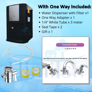 Midea Mild Alkaline Water Dispenser Hot Normal Cold J38 With 4 JAKIM Halal & Sirim Water Filter