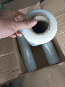 màng PE trắng khổ 50cm nặng 31kg (lõi 03kg) dùng quấn hàng hóa